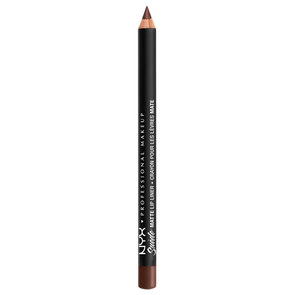 4 x NYX Suede Matte Lip Liner, Club Hopper